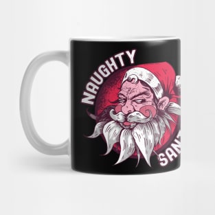 Funny NAUGHTY SANTA Adult Humor Design Mug